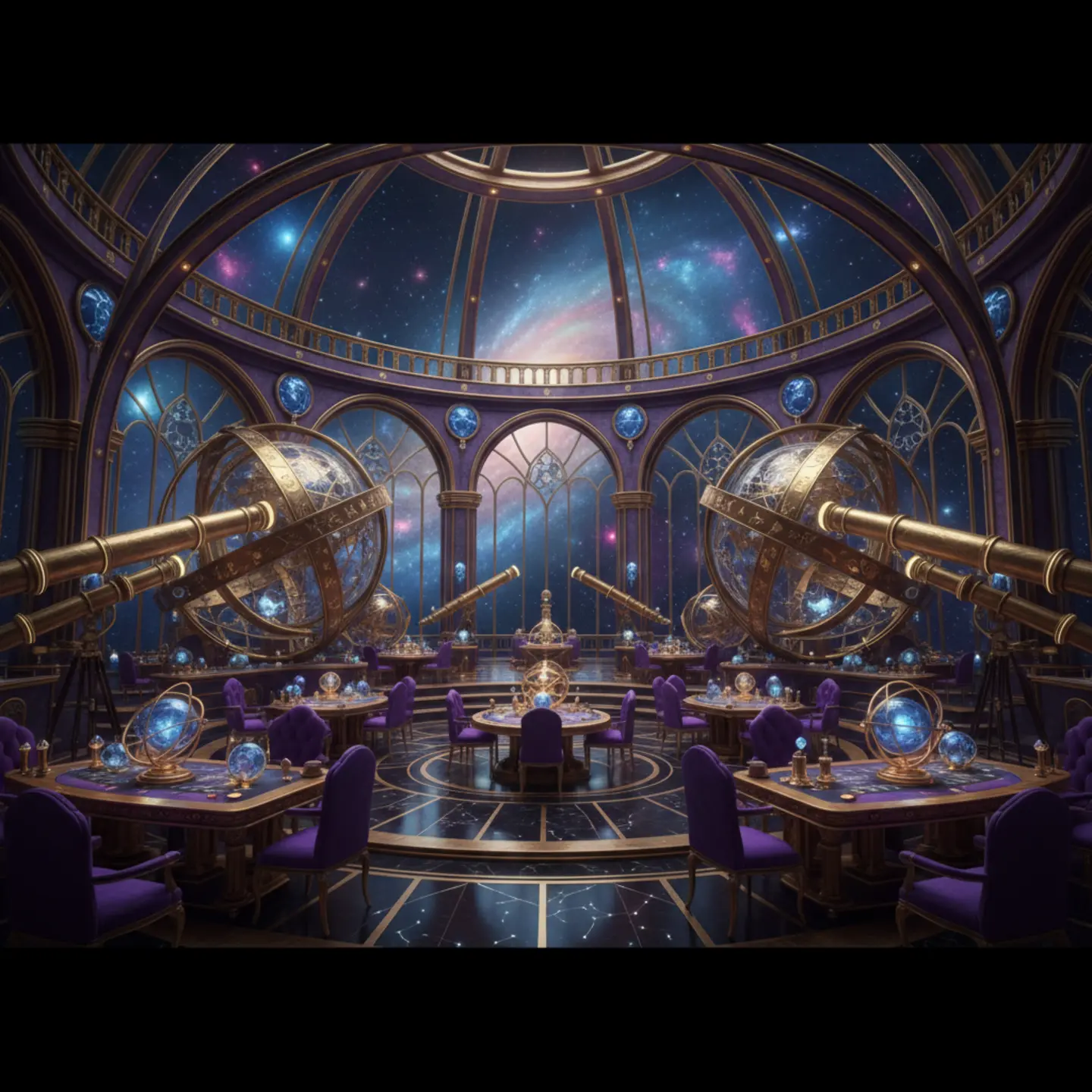The Astral Conservatory floating in deep space
